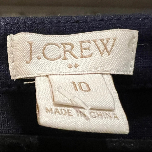 J Crew Blue plain drop waist dress size 10 - Picture 2 of 9